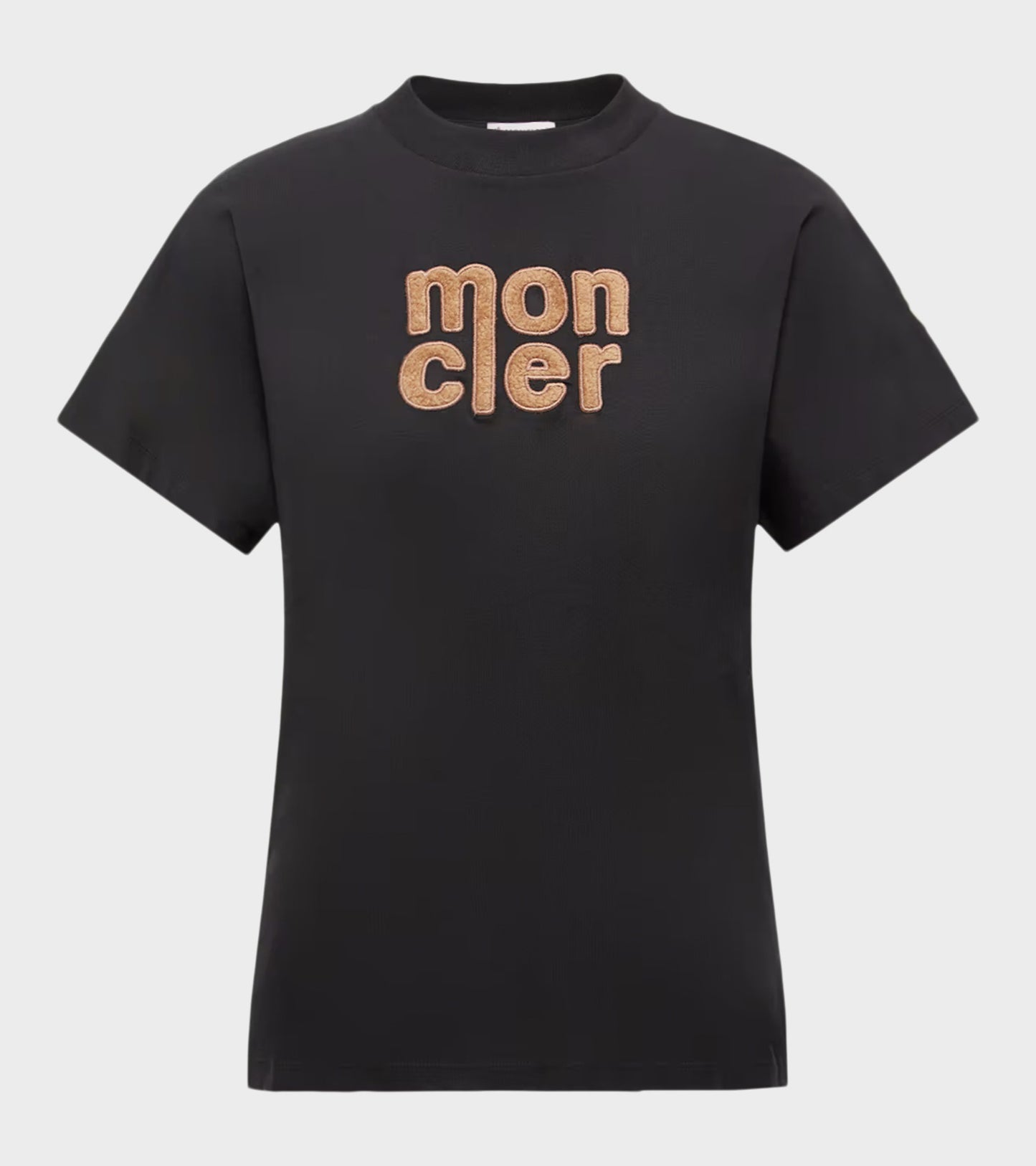 Teddy Logo Cotton T-shirt Black/Brown