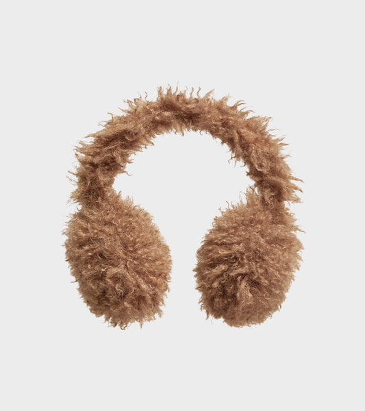 Padded Teddy Ear Muffs Brown