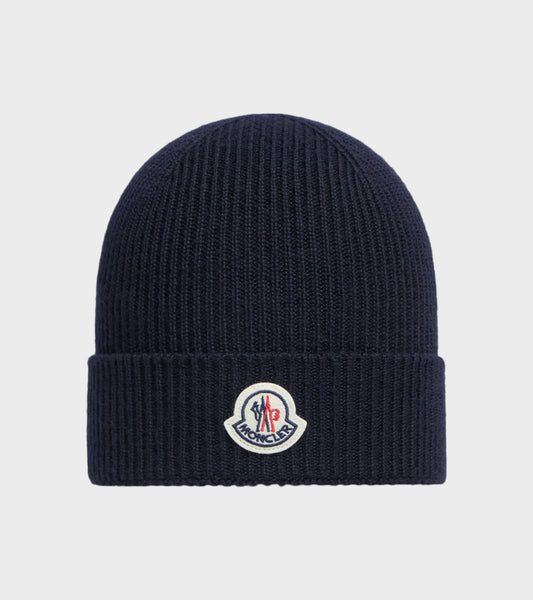 Wool Beanie Navy Blue