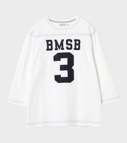 Baseball 3/4 Sleeved T-shirt White/Dark Navy