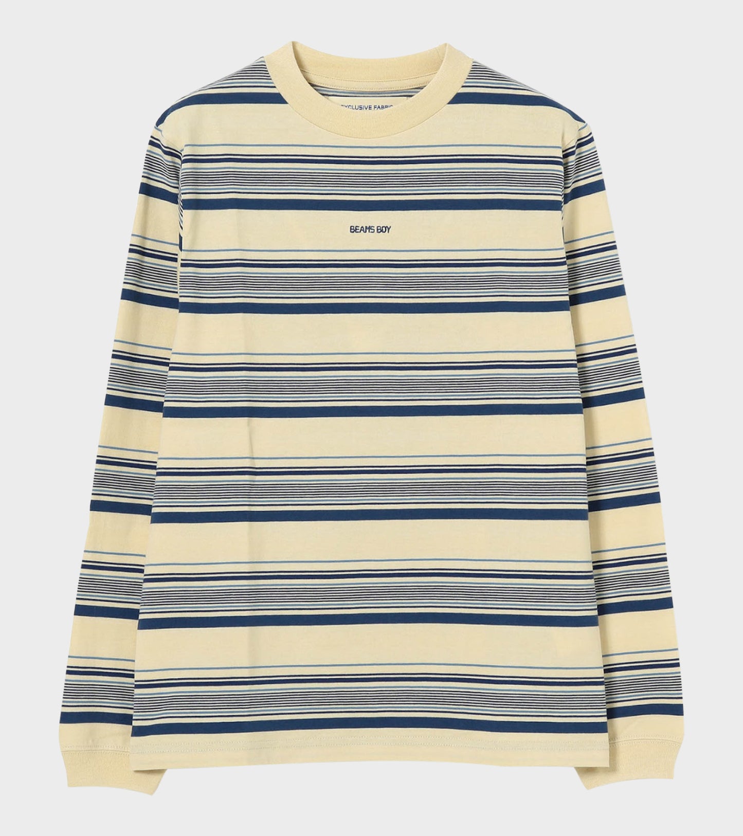 Mini Logo L/S T-shirt Ivory/Blue Stripes