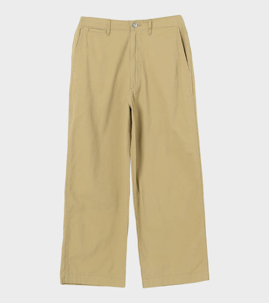 Wide Chino Pants Beige