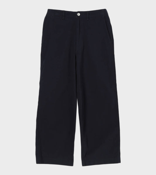 Wide Chino Pants Navy