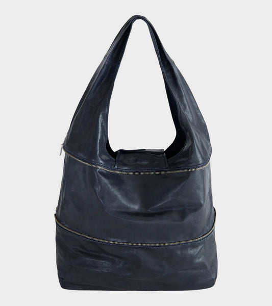 Riba Zip Bag Greyish Blue