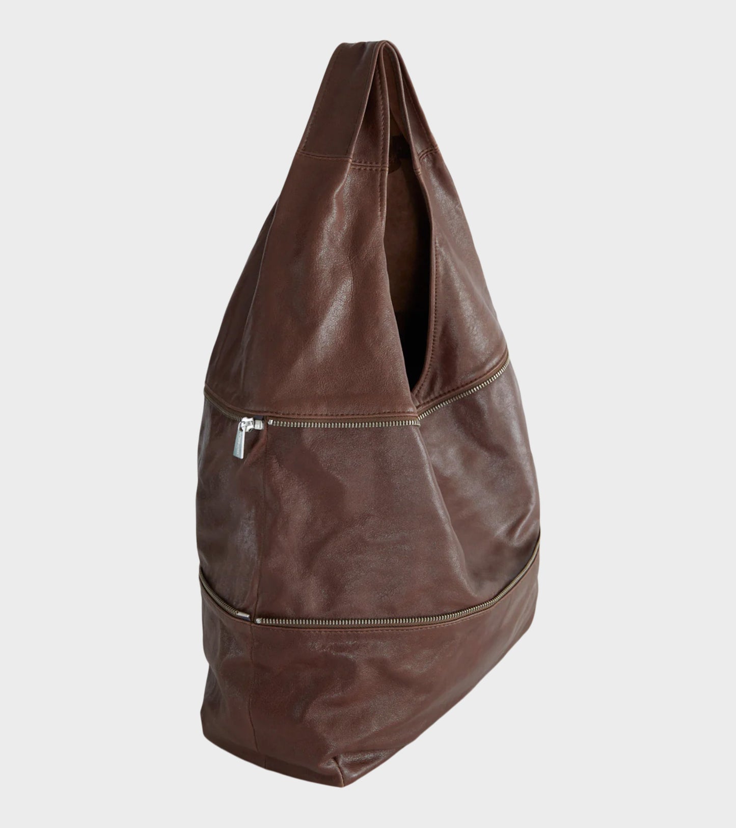 Riba Zip Bag Brown