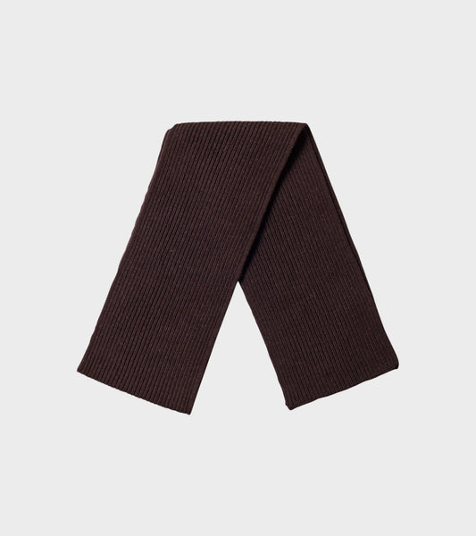 Short Scarf Natural Brown