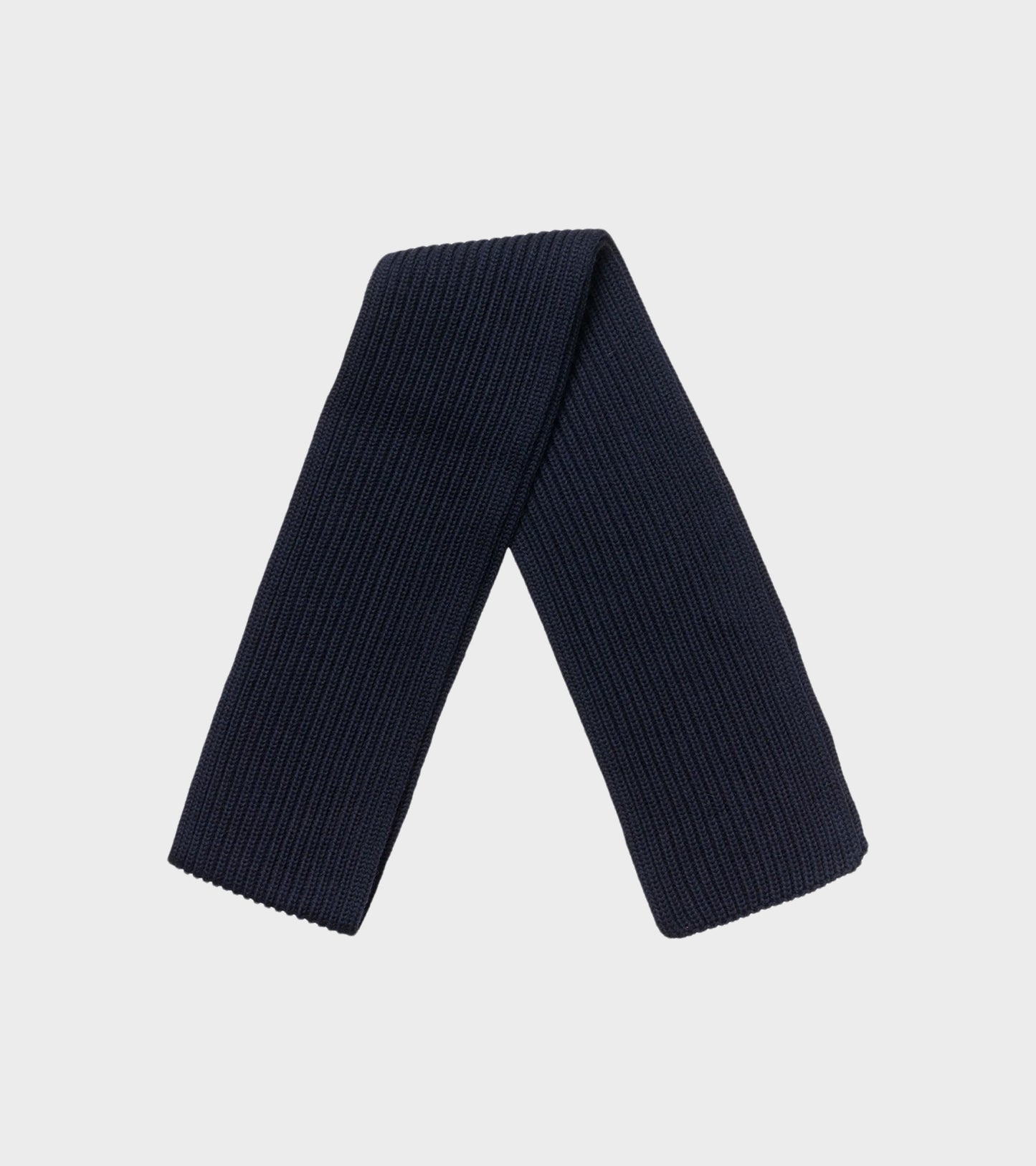 Short Scarf Navy Blue