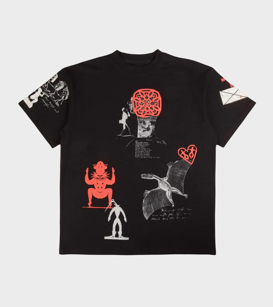 H.C. Andersen X Le Fix T-shirt No. 1 Black