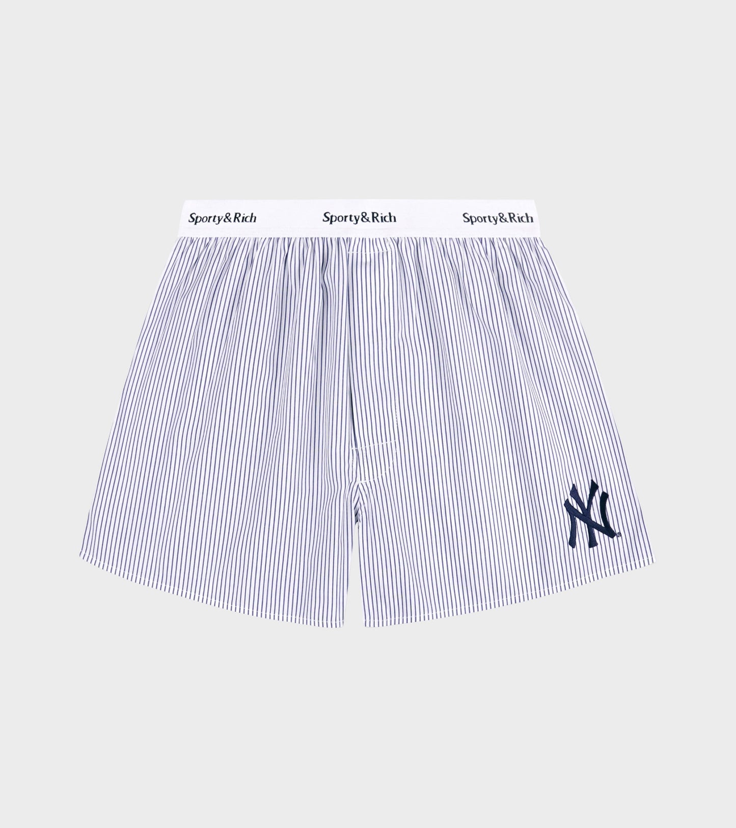 Yankees Serif Boxer Short Navy Striped