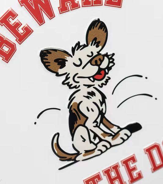 Wild Dog Beware Plate White
