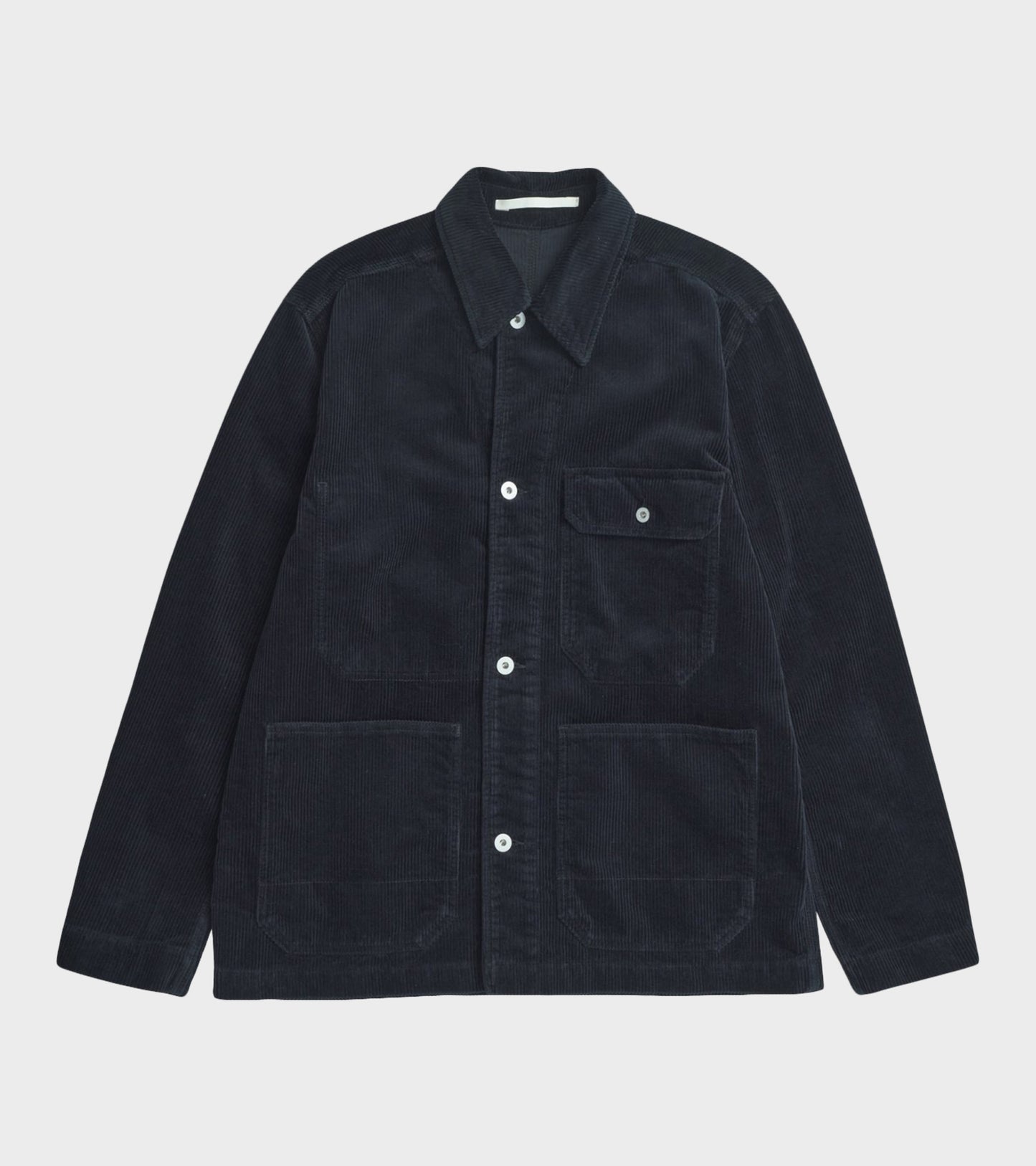 Folke Wide Wale Corduroy Chore Jacket Dark Navy