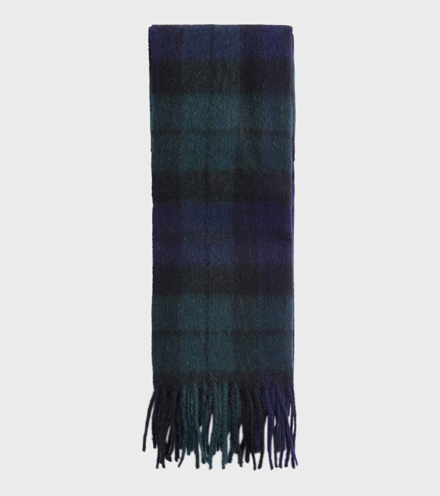 Barbour New Check Tartan Scarf Black Watch