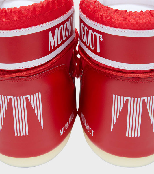 Moon Boot Icon Low Nylon Red