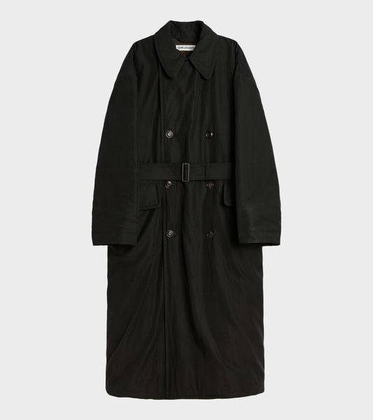 Duvet Trench Black Tide Cotton Nylon