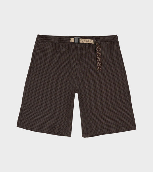 Nylon Ripstop Equipment Shorts Chocolate