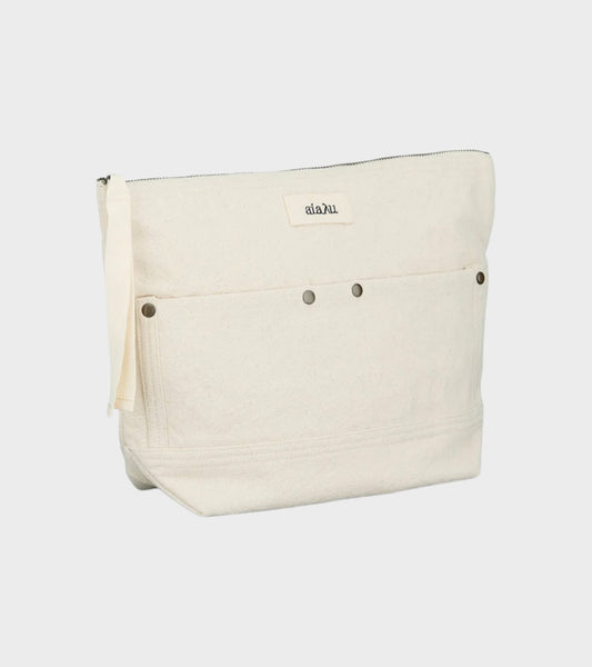 Pouch Pocket Canvas Pure Ecru