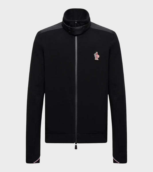 Fleece Zip-up Sweatshirt Black