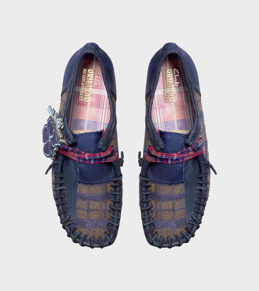 X Nicholas Daley Wallabee Navy Combi
