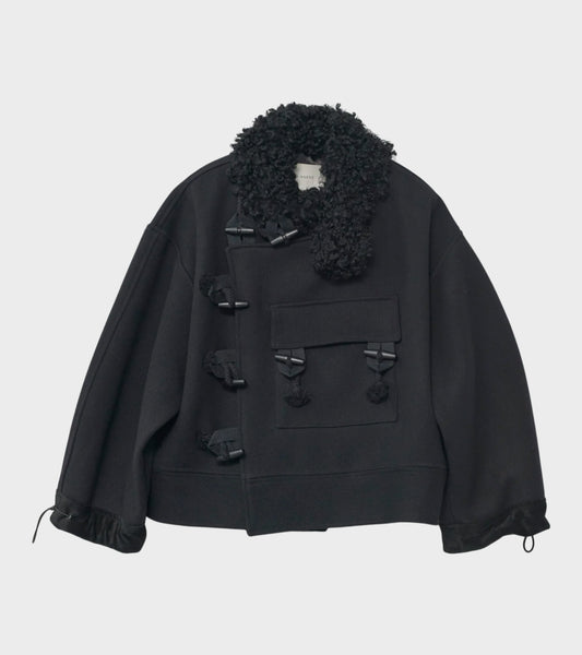 Hainsworth Wool Officer Jacket Black