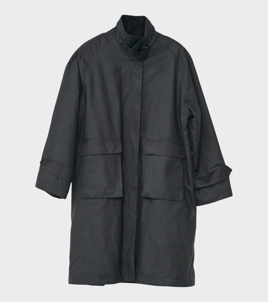 Oilskin Coat Black