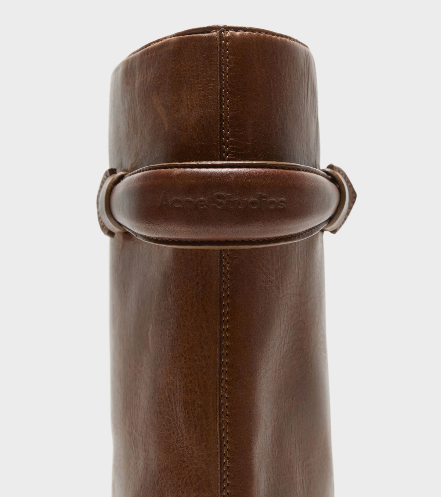 Leather Boots Dark Brown