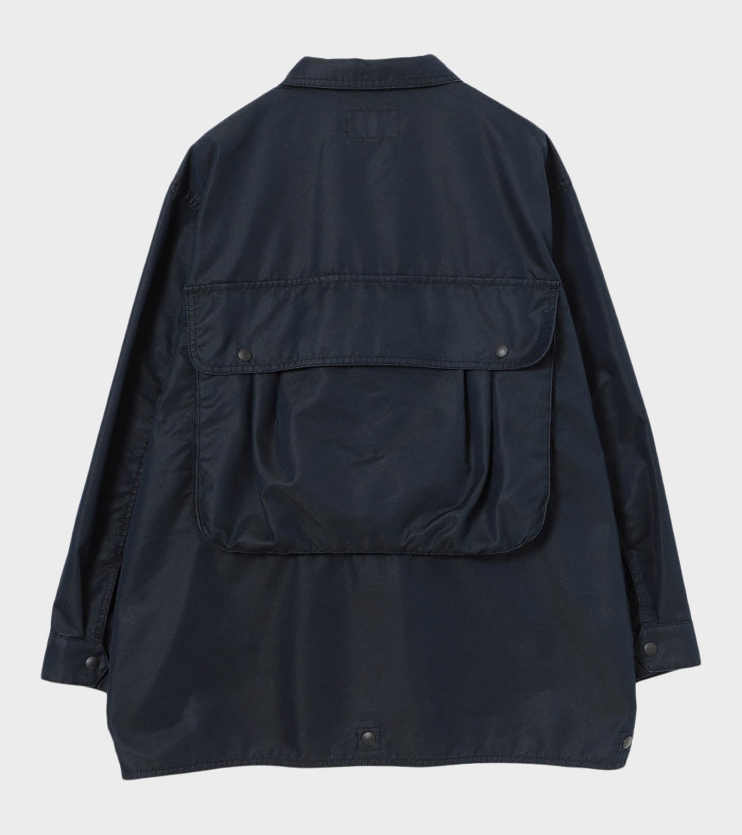 Chambray Short Fisherman Jacket Dark Navy