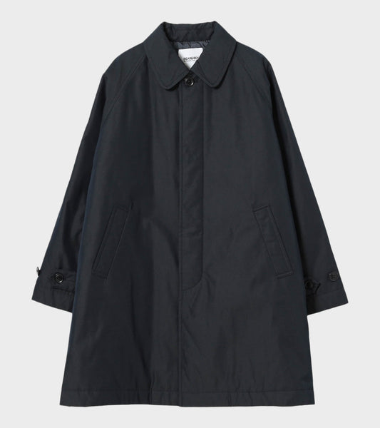Cotton Blend Coat Dark Navy