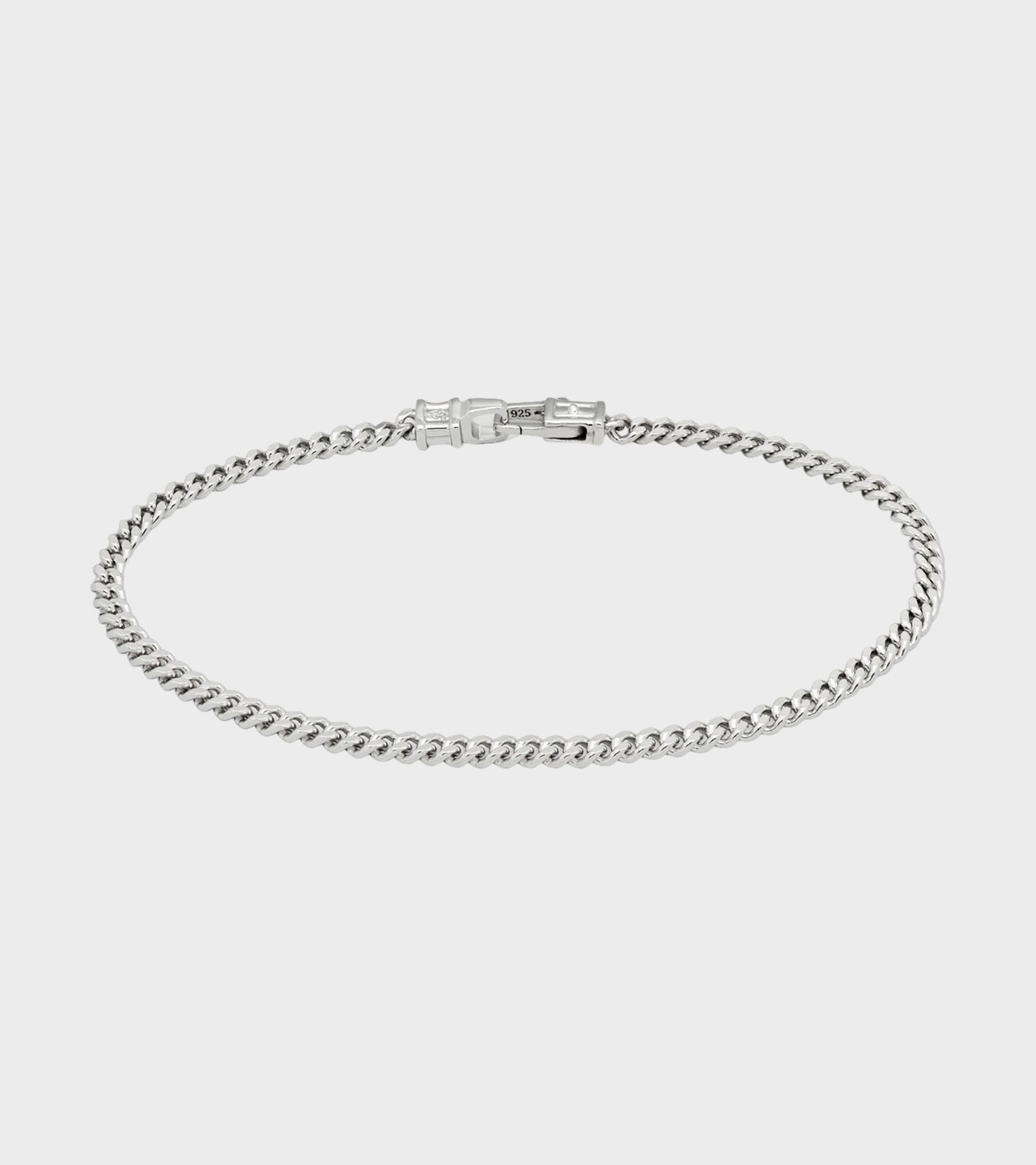 Curb Bracelet M Silver