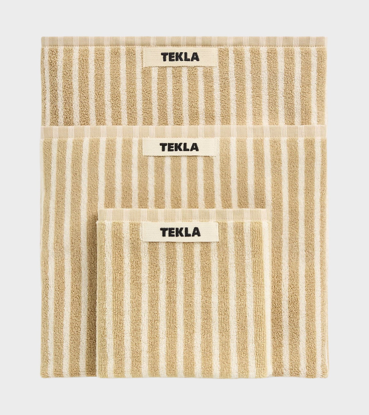 Guest Towel 30x50 Ivory Stripes