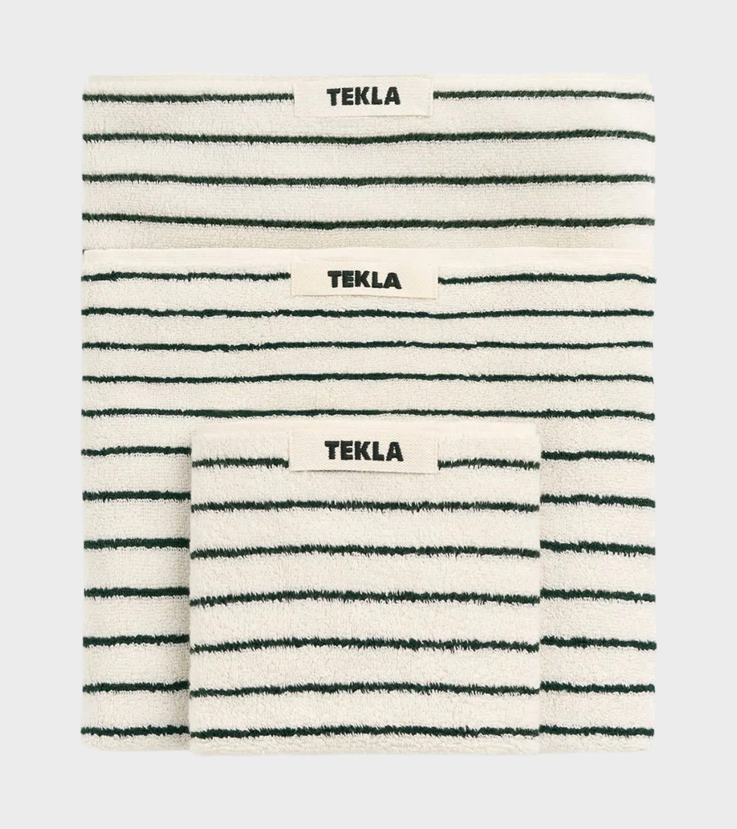 Hand Towel 50x90 Racing Green Stripes