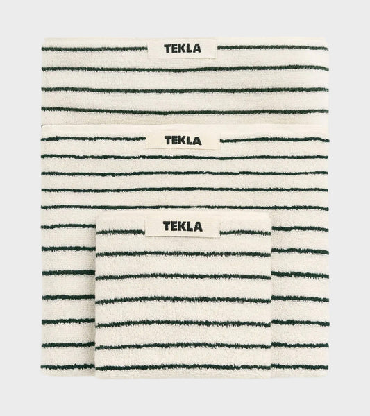 Guest Towel 30x50 Racing Green Stripes
