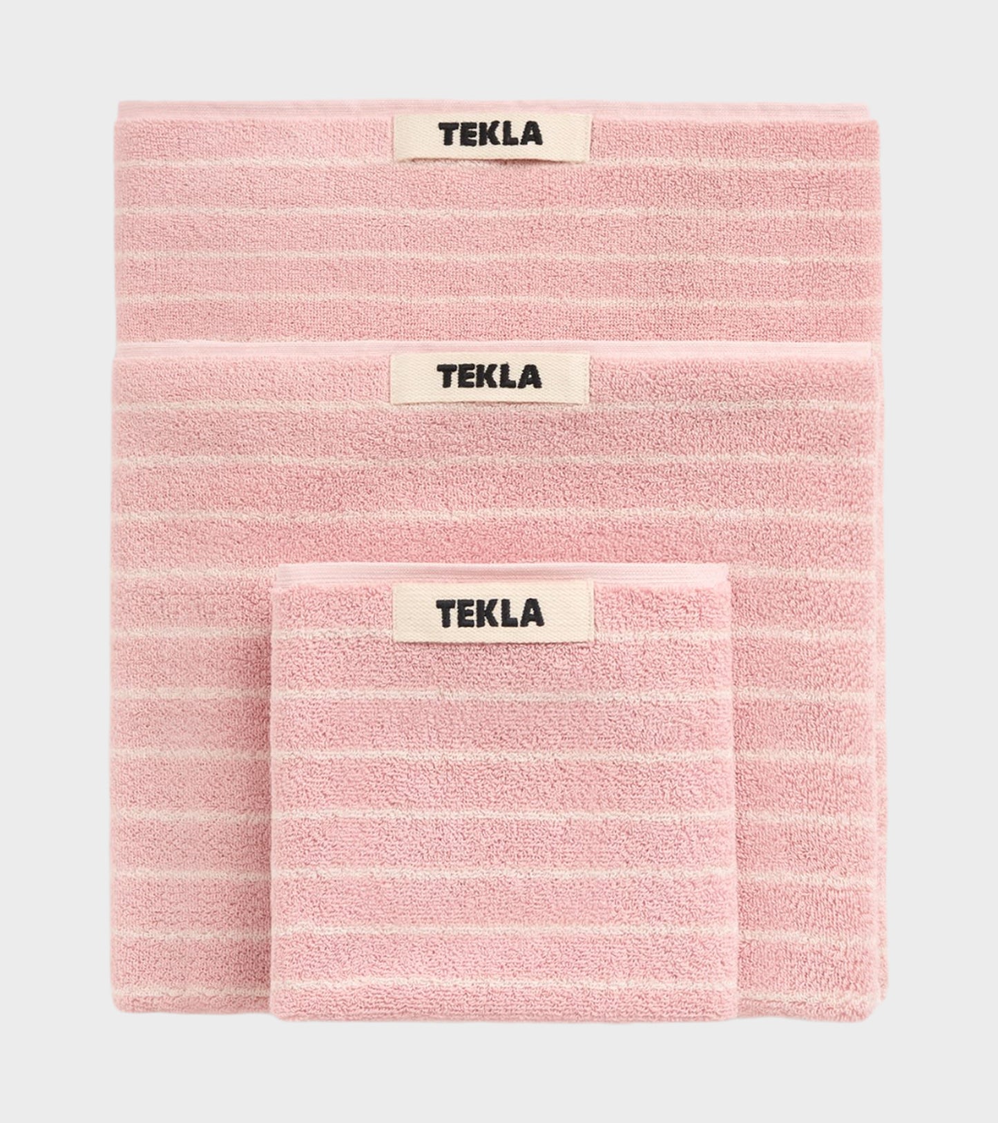 Hand Towel 50x90 Shaded Pink Stripes
