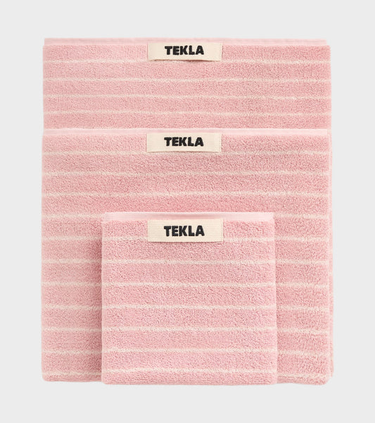 Guest Towel 30x50 Shaded Pink Stripes
