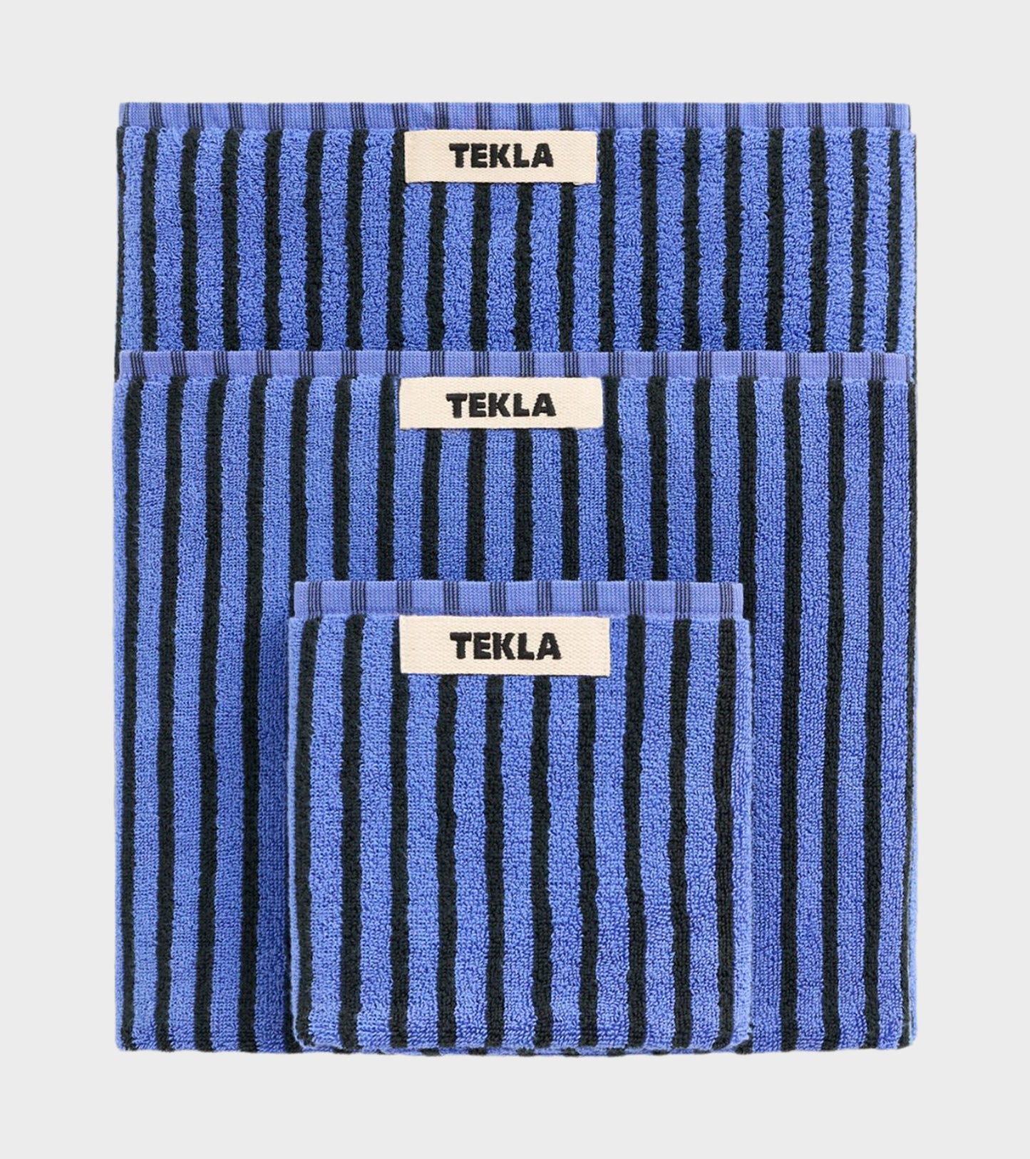 Guest Towel 30x50 Blue/Black