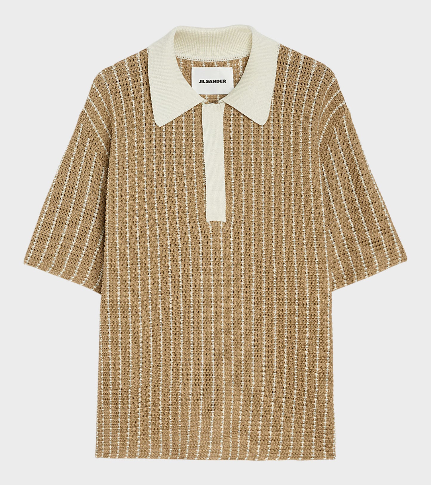 Cotton Knit S/S Polo Shirt Deer