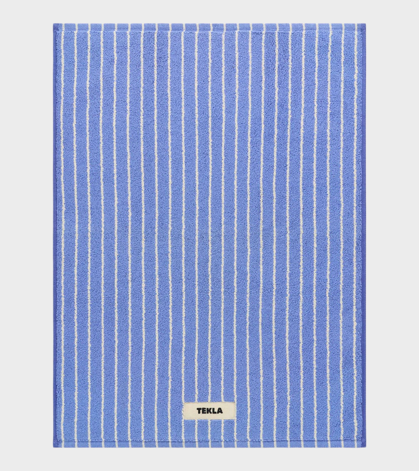 Bath Mat 50x70 Clear Blue Stripes