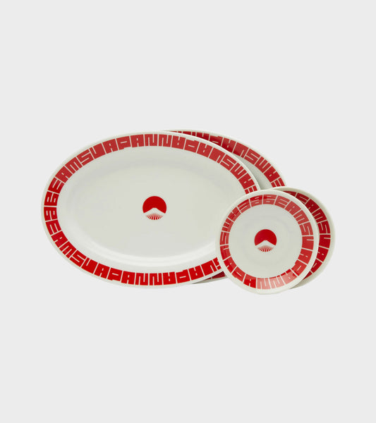 Gyoza Gift Set White/Red