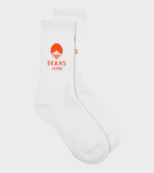 Logo Socks White/Orange