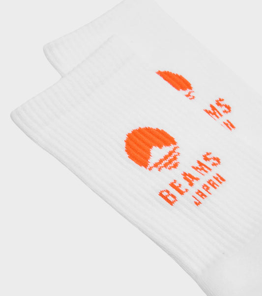 Logo Socks White/Orange