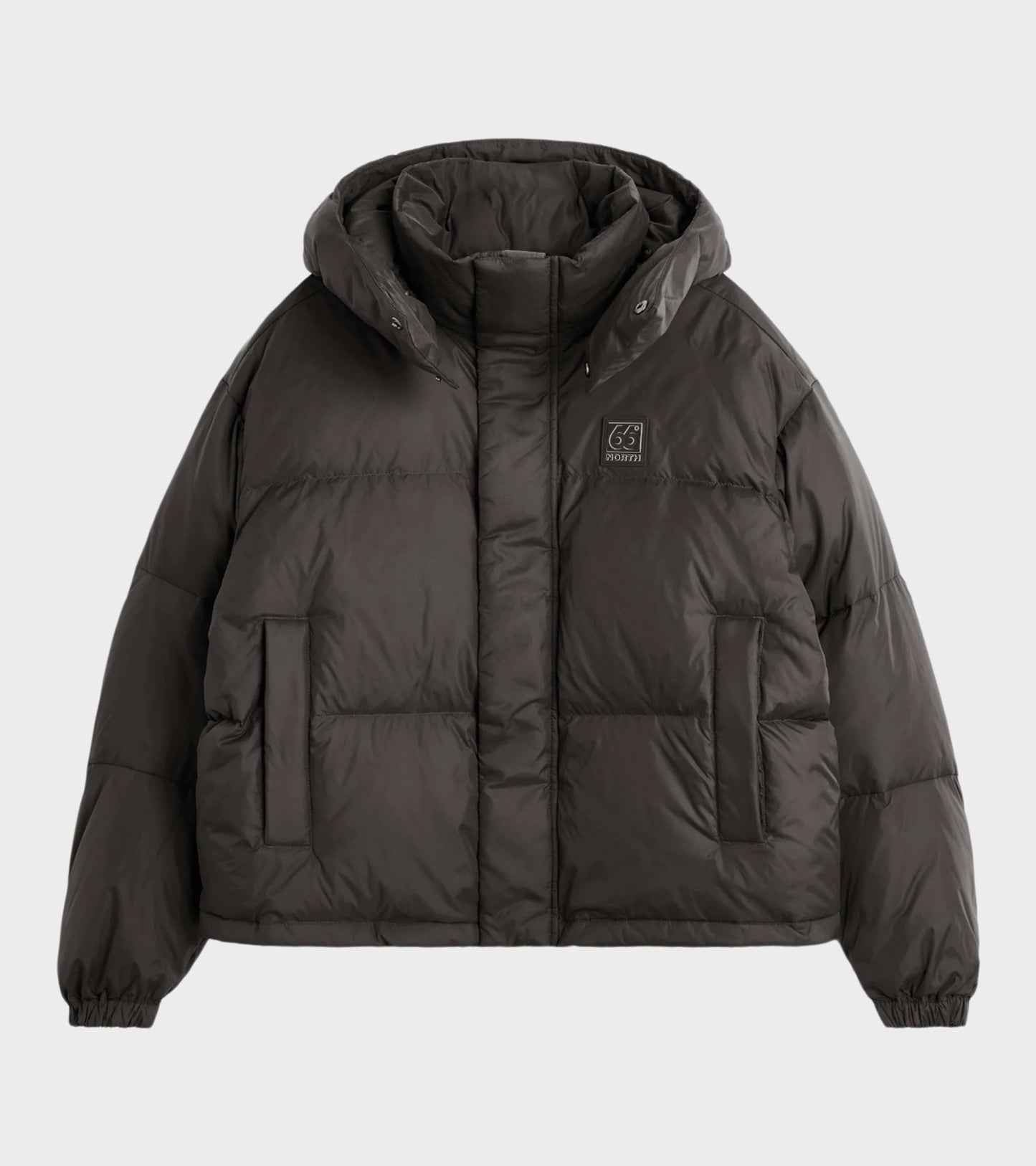 Dyngja Down Cropped Jacket Licorice