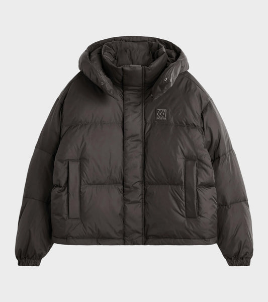 Dyngja Down Cropped Jacket Licorice