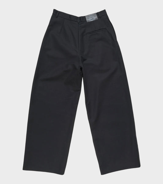 Satin Trousers Black