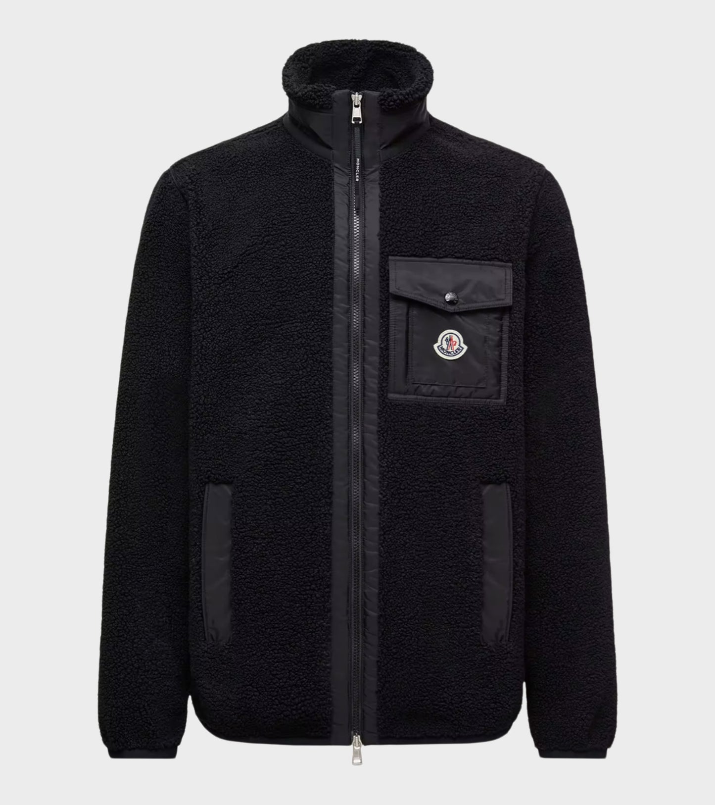 Teddy Zip Up Sweatshirt Black