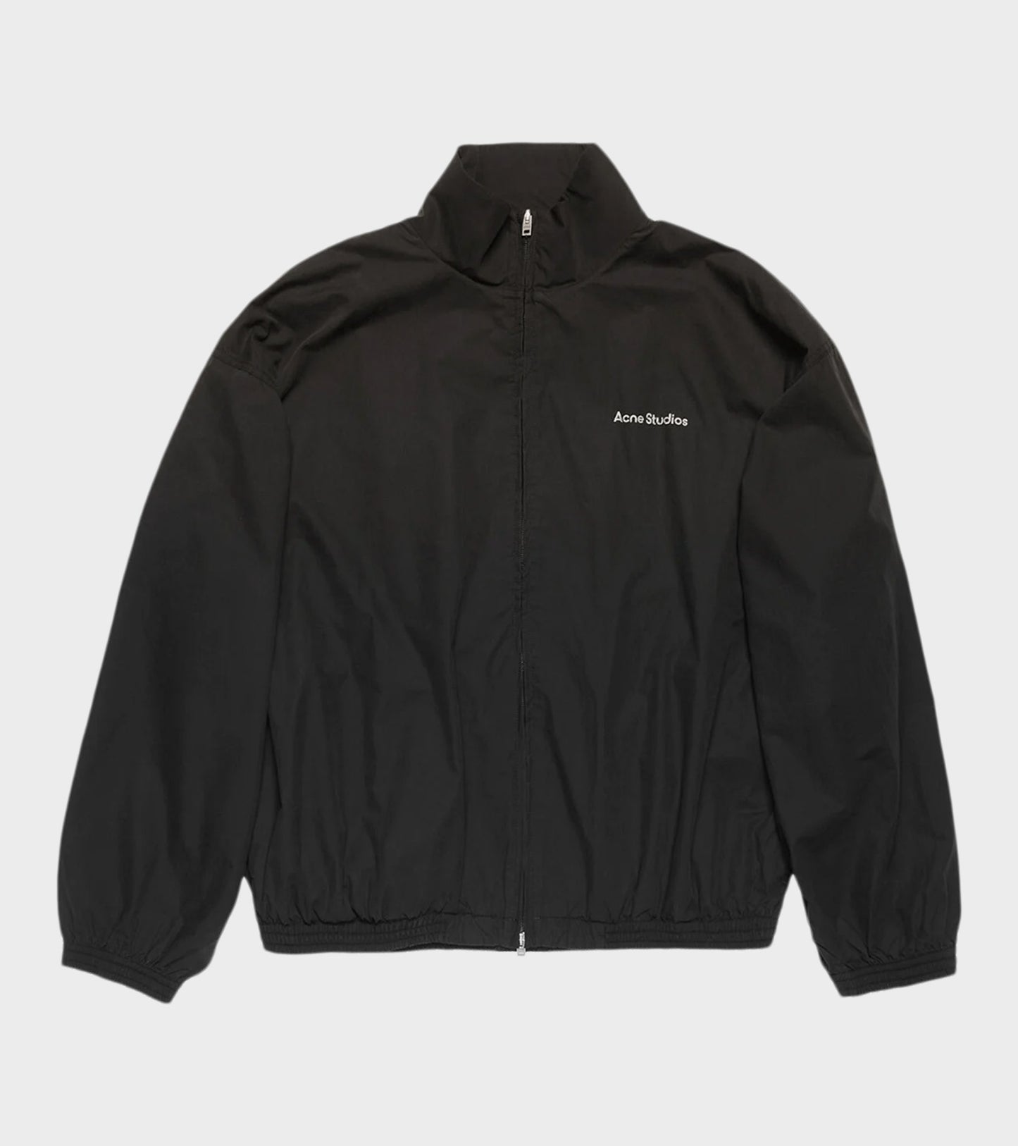 Logo Zipper Jacket Black