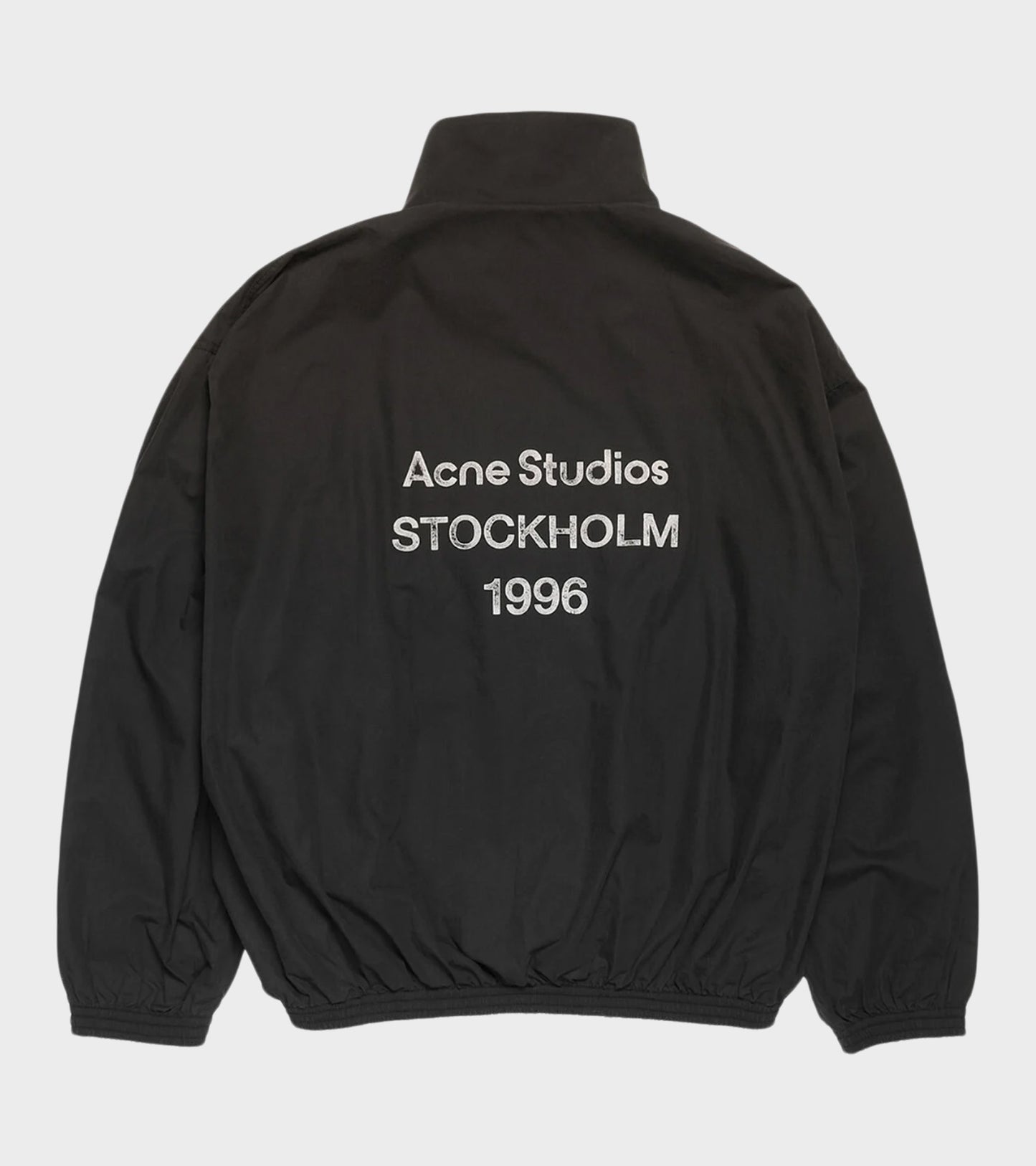 Logo Zipper Jacket Black