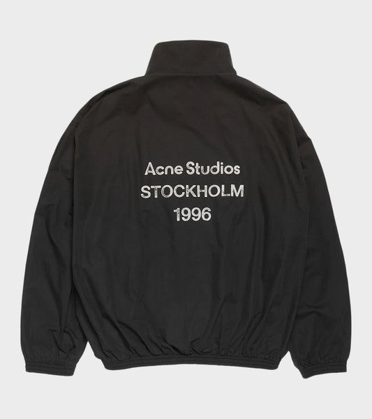 Logo Zipper Jacket Black