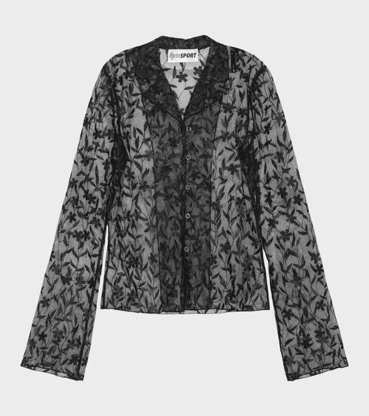 Flora Shirt Black