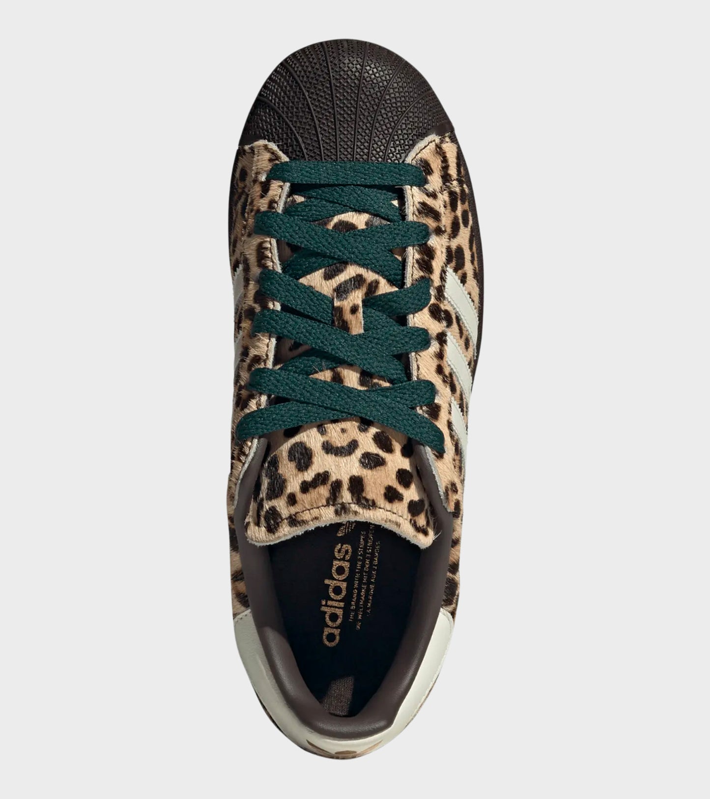 Superstar II W Dark Brown/Ivory/Gold Metallic