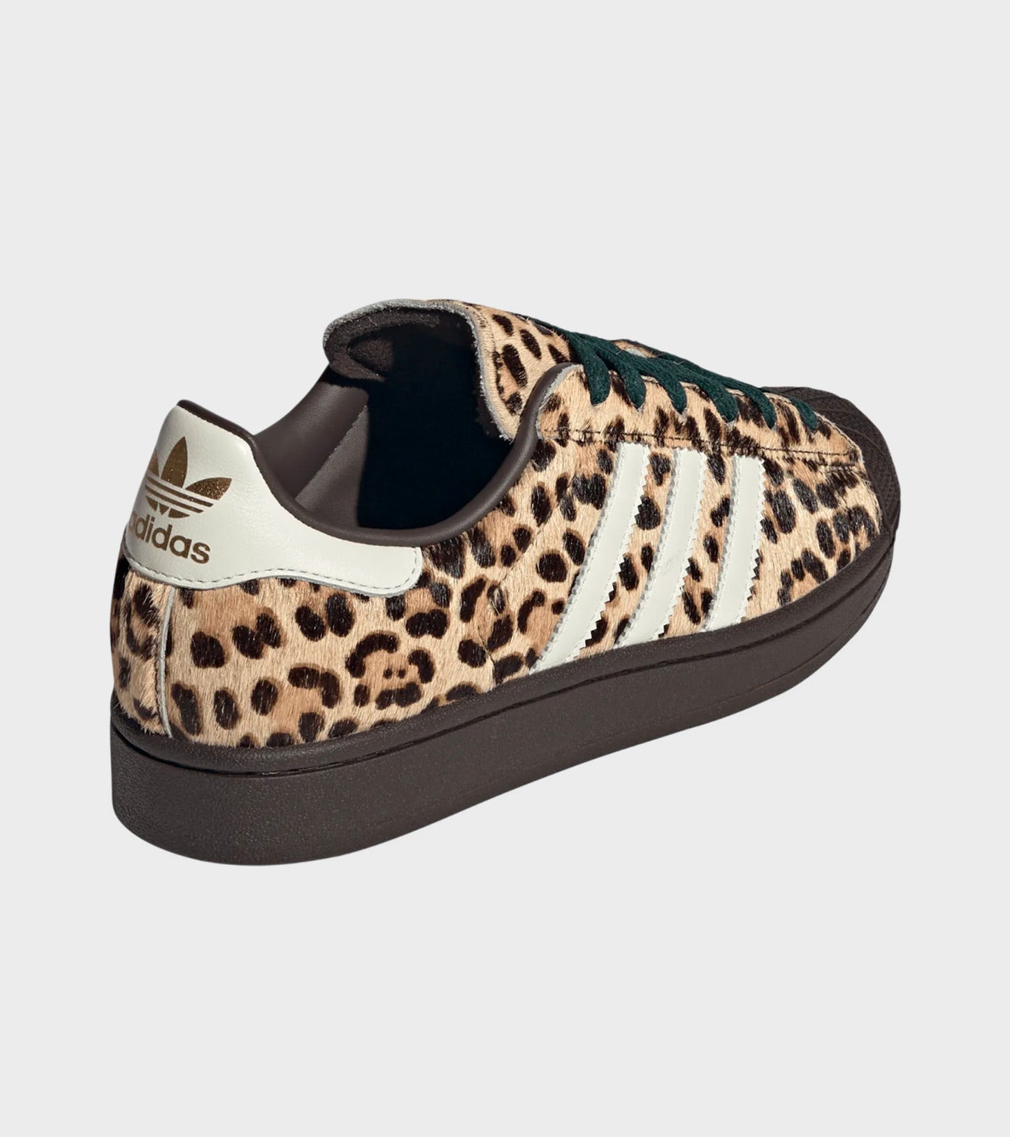 Superstar II W Dark Brown/Ivory/Gold Metallic