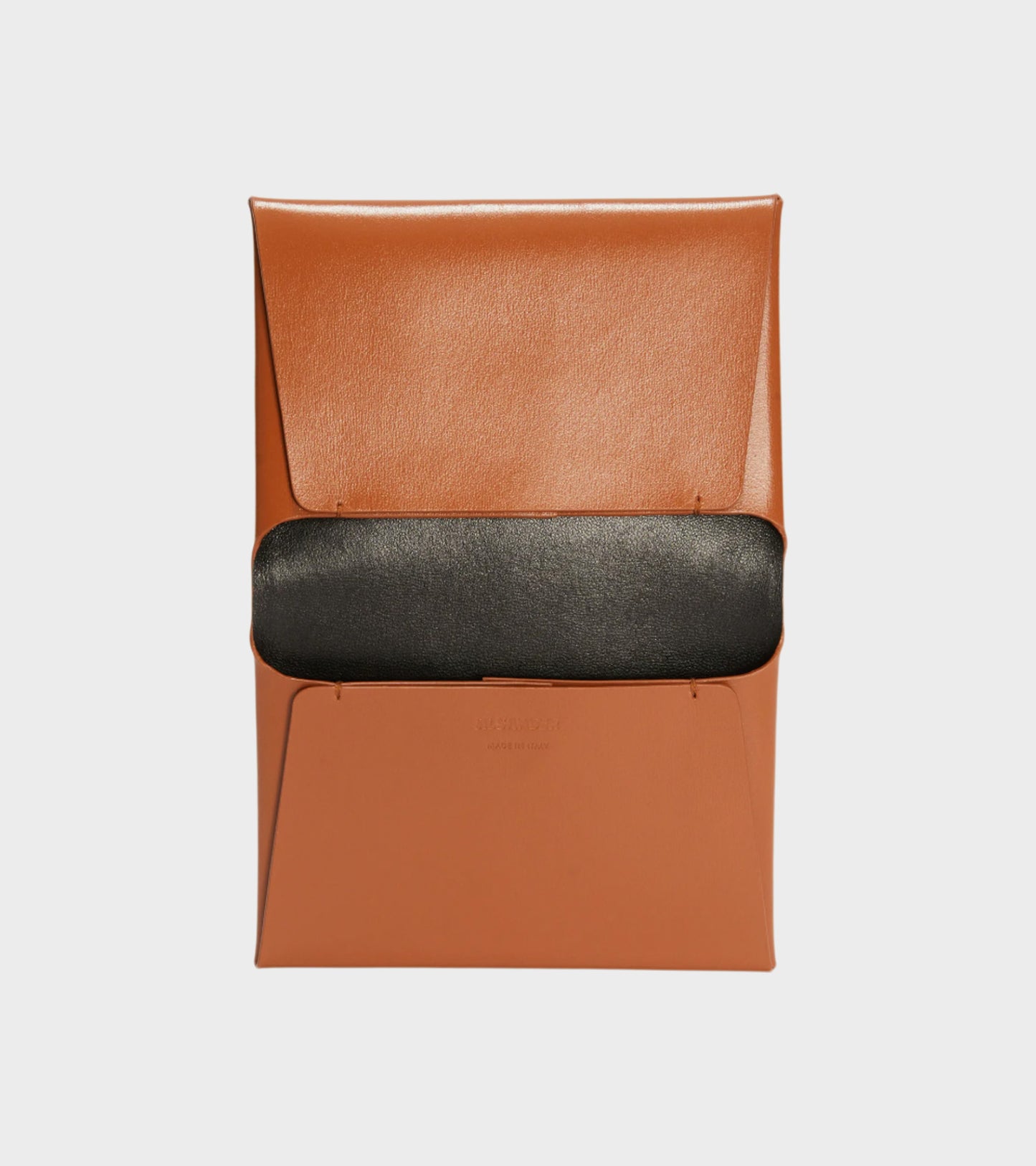 Folded Passport Holder Tan